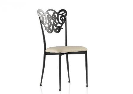 Silla Milos asiento tapizado